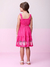 Vestido Infantil Pink Rodado e Alça Franzida- MOMI H5587 na internet