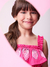 Vestido Infantil Pink Rodado e Alça Franzida- MOMI H5587 - loja online