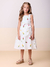 Vestido Infantil Branco Estampa Tropical - Momi - H5594 - comprar online