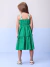Vestido Infantil Momi Verde Babado - Momi - h5603 na internet