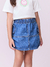 Saia Jeans Infantil Detalhe Lateral- Momi H5632 - Looks Babilice