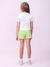 Conjunto Infantil Blusa Manga Curta e Saia Short - MOMI- H5691 na internet