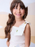 Imagem do Conjunto Infantil Branco Bordado Flores - MOMI H5699