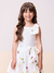 Conjunto Infantil Branco Bordado Flores - MOMI H5699