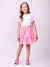 Conjunto Infantil Blusa Babado com Estampa Floral- MOMI H5702 - comprar online