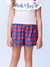 Conjunto Infantil Blusa Babado e Short Azul com Estampa - MOMI H5728 - loja online