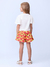 Conjunto Infantil Blusa Manga Curta e Short Estampado - MOMI H5740 na internet