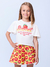 Conjunto Infantil Blusa Manga Curta e Short Estampado - MOMI H5740 - Looks Babilice
