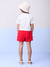 Conjunto Infantil Blusa com Lação e Short-Saia Com Strass -MOMI H5742 na internet
