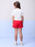 Conjunto Infantil Blusa com Strass e Short Laço -MOMI H5746 na internet