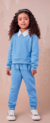 Conjunto Infantil Azul Com Stras-Momi- H6538 na internet