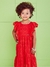 Vestido Infantil VERMELHO EM LAISE - Momi - Looks Babilice