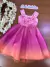 Vestido de Festa Infantil de Alças DEGRADÊ DE CORES - Petit Cherie