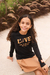 Conjunto Infantil Saia/Short Blusa Manga Longa Love- Momi (Ref.H5315) - Looks Babilice