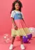 Conjunto de Vestido Infantil em Malha Power e Sobreposição - Infanti - 76820 - comprar online