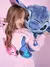 Conjunto Infantil de Moletom Rosa Pétala do Stitch - MOMI J6496 na internet