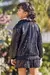 Jaqueta Infatil Bomber em Paetê Preto Diamante Kukiê 71284 - Looks Babilice
