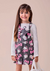 Jardineira Infantil Curta Estampa Hello Kitty- MOMI J6769 - Looks Babilice