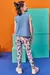 Calça Infantil Menina Legging em Fly Tech BORBOLETAS - Kukiê 74175 na internet