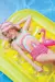Maiô em Malha com Proteção UV 50+ e Bucket em Nylon -Kukiê 74706 - Looks Babilice