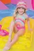 Maiô em Malha com Proteção UV 50+ e Bucket em Nylon -Kukiê 74706 - loja online