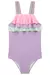 Maiô Infantil Lilás em Malha Elastic com Proteção UV 50+ Kukiê 74709 - comprar online