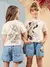 Blusa Infantil Off White Estampa da Minnie Mouse- Animê N4091 - comprar online
