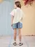 Camisa Infantil Off White da Minnie Mouse- Animê N4125 - Looks Babilice