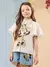 Camisa Infantil Off White da Minnie Mouse- Animê N4125 na internet