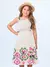 Vestido Infantil com Babado e Estampa de Azulejos -ANIMÊ N4237 - comprar online