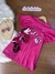 Vestido Infantil Pink Estampa Minnie - Animê N4239