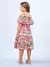 Vestido Infantil com Estampa de Azulejos da Disney -ANIMÊ N4260 na internet