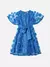 Vestido Infantil em Tule Azul Anil - Anime N4280 - Looks Babilice