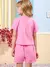 Conjunto Infantil Rosa com Strass -ANIMÊ N4390 - Looks Babilice