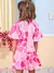 Conjunto Infantil Off White de Corações com Laço - ANIMÊ N4393 - Looks Babilice