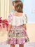 Conjunto Infantil com Estampa de Azulejo (Short Embutido)-ANIMÊ N4444 - Looks Babilice