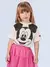 Blusa Infantil Off White com Estampa Neon do Mickey - ANIMÊ P5774 - comprar online