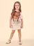 Blusa Infantil Off White da Moana com Strass - ANIMÊ P5877 na internet