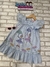 Vestido Infantil Azul Babados e Estampa Dançando na Chuva - Mon Sucré -3126122 - comprar online