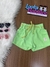Short Infantil em Meia Malha Verde - Kukie - 77015