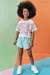 Short Infantil em Nylon ROSA - Kukie 74602 na internet
