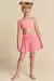 Shorts em Tela Fashion Rosa - Kukiê 74703