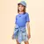 Short Infantil Jeans Com Faixa Estampada- Animê N4233 na internet