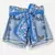 Short Infantil Jeans Com Faixa Estampada- Animê N4233 - loja online
