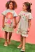 Imagem do Vestido Infantil Branco Estampa e Mangas Evasê- Kukiê 76990