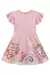 Imagem do Vestido Infantil Rosa dm Fly Tech mangas godê -Kukie 77947