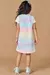 Vestido Infantil em Fly Tech Mangas Curtas Estampa - Kukie - 78924 - Looks Babilice