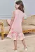 Vestido em Fly Tech e Tule Corações -Kukiê 75593 - Looks Babilice