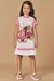 Vestido Infantil em Fly Tech Listrado - Kukie 79223 - comprar online