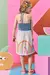 Vestido Infantil em Jeans Liz e Malha Power - Kukiê 76030 na internet